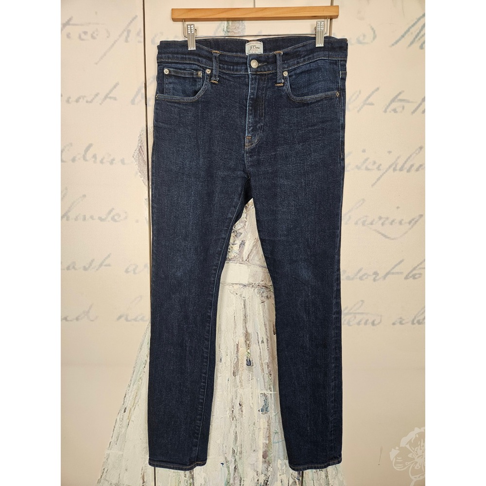 J.Crew 484 Slim Fit Jeans Mens 32x32 Dark Indigo Kurabo Japanese Denim J5024